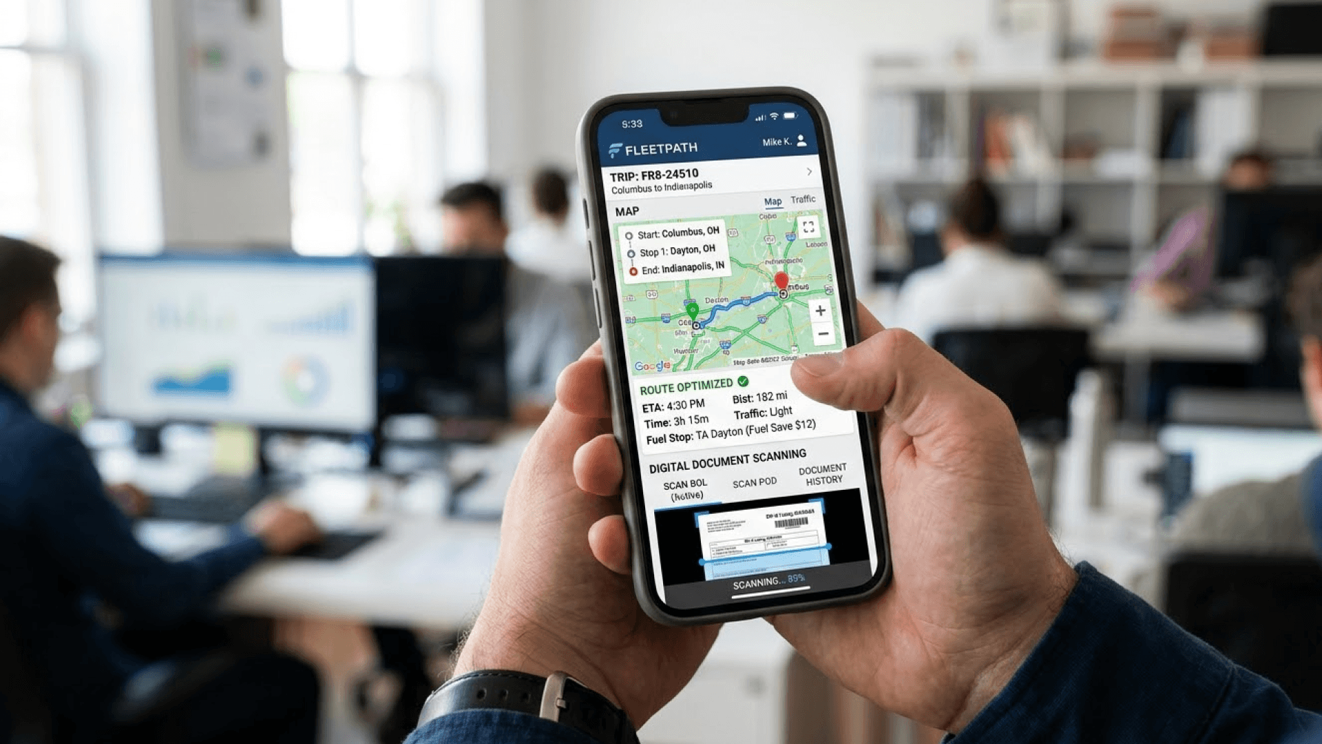 Mobile friendly apps for Drivers and Dispatchers